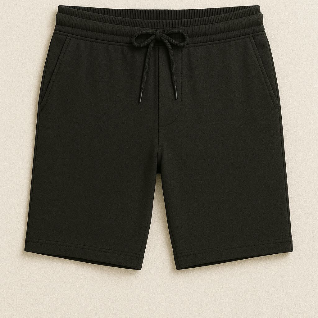 Cotton Stretch Knit Shorts