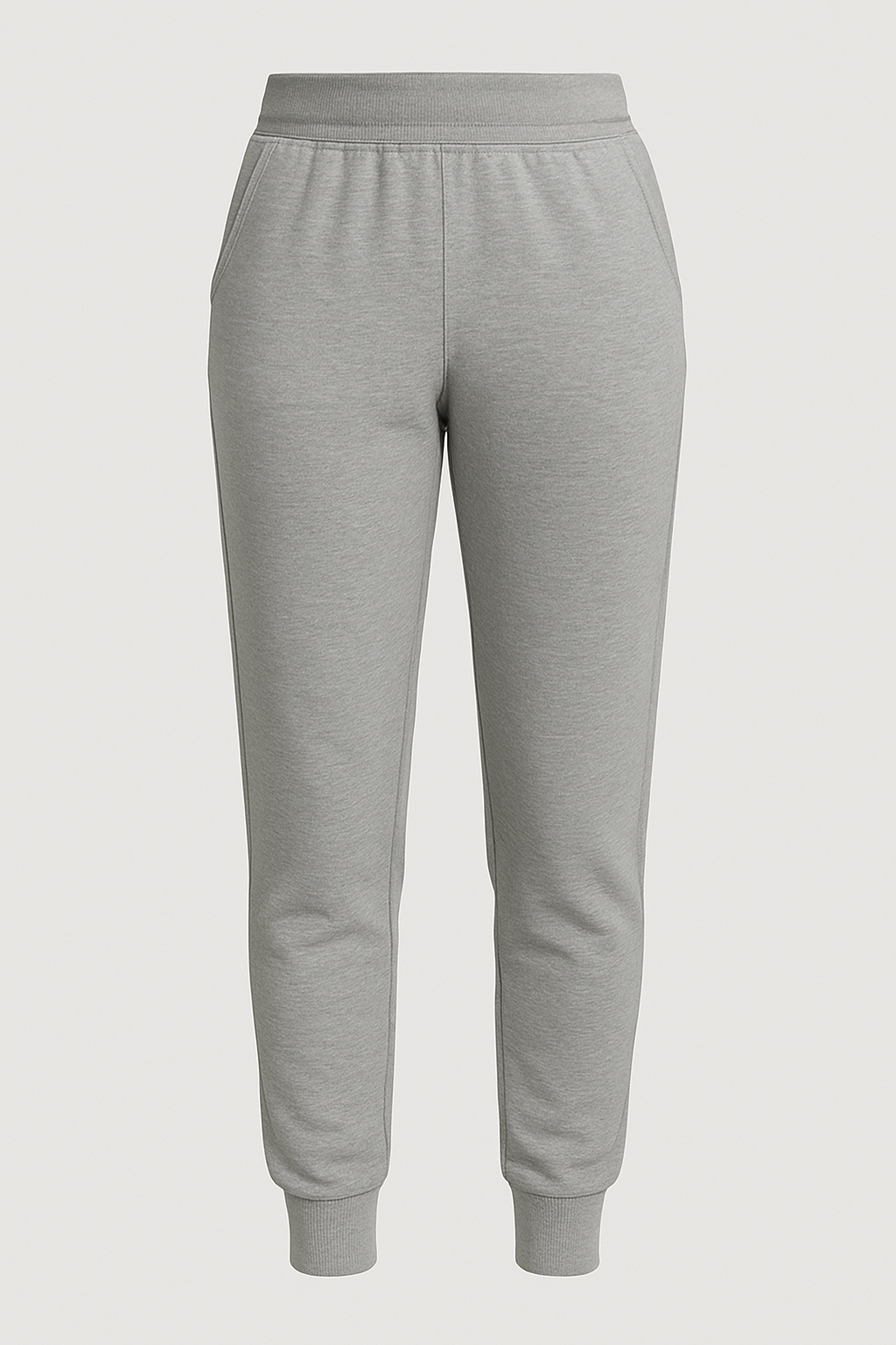 High-Waist Knit Joggers